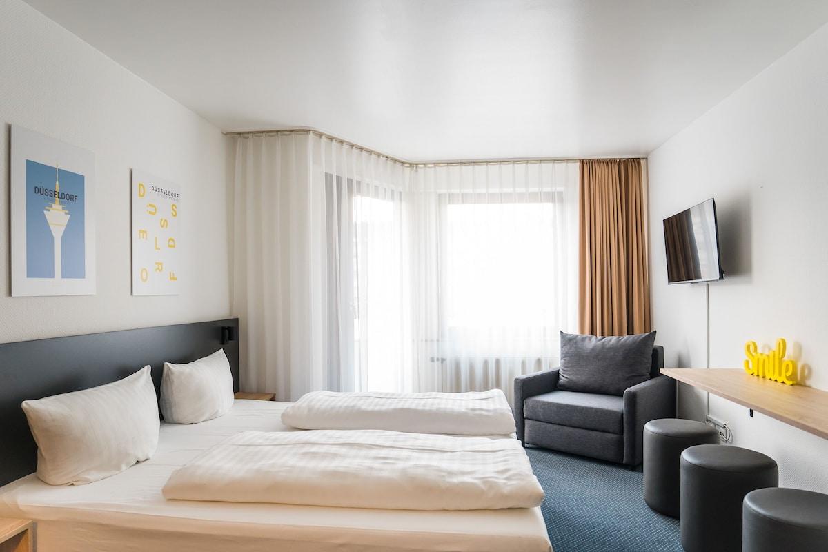Hotel An Der Ko 뒤셀도르프 외부 사진
